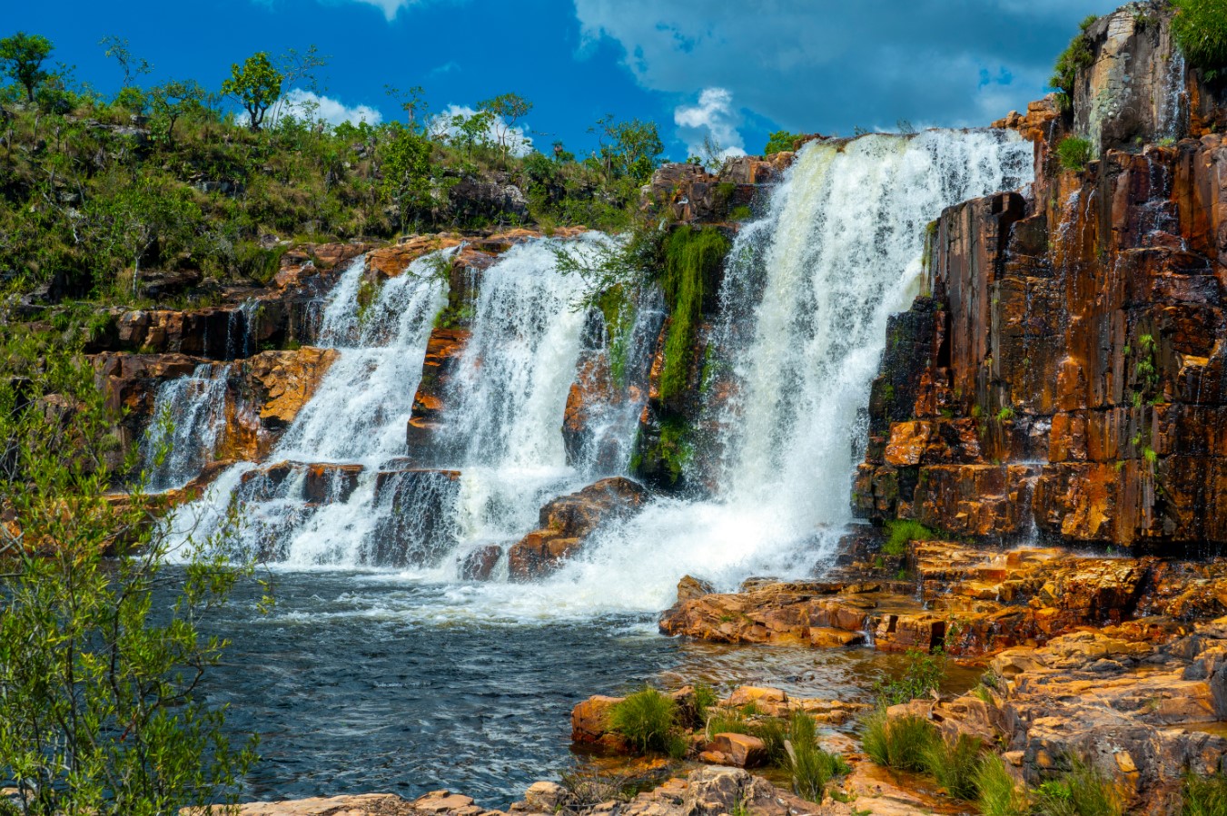Chapada dos Veadeiros em Goiás com cachoeiras e cânions